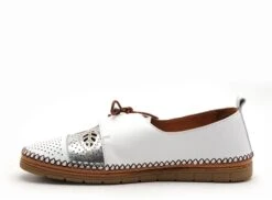 Coco Abricot Basses Femme Mirvaux Blanc -REN Chaussures Magasin 3023401 3