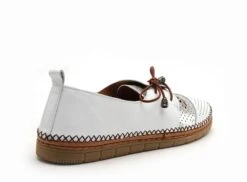 Coco Abricot Basses Femme Mirvaux Blanc -REN Chaussures Magasin 3023401 5