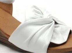 Coco Abricot Nu Pieds Talons Femme Mulsans Blanc -REN Chaussures Magasin 3024001 6