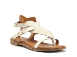 Coco Abricot Nu Pieds Plats Femme Muizon Beige -REN Chaussures Magasin 3024201 2