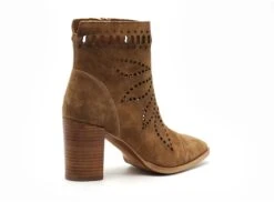 Alpe Boots Bottine Talons Femme 5031 Marron -REN Chaussures Magasin 3027601 5