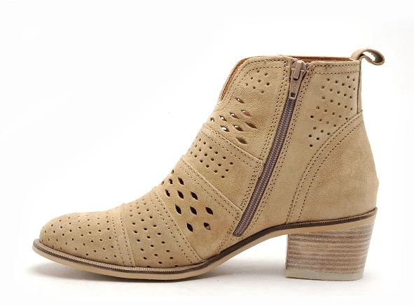 Alpe Boots Bottine Talons Femme 505 Beige 3 Alpe Boots Bottine Talons Femme 505 Beige – Image 3