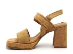 Alpe Nu Pieds Talons Femme 5124 Marron -REN Chaussures Magasin 3028001 3