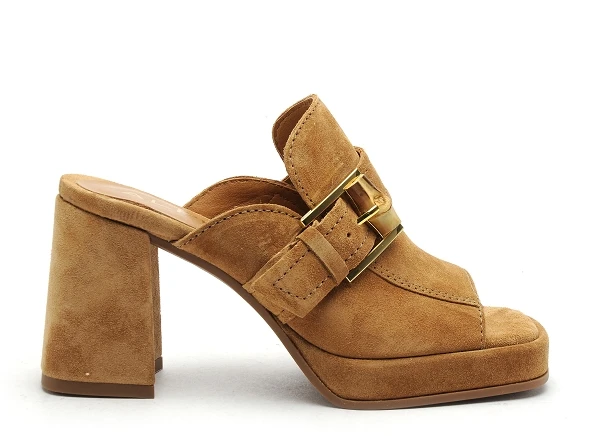 Alpe Mules Et Sabots Talons Femme 5125 Marron 1 Alpe Mules Et Sabots Talons Femme 5125 Marron