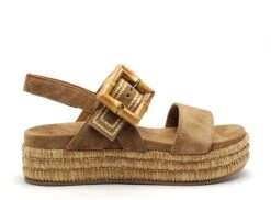 Alpe Nu Pieds Talons Femme 5182 Marron