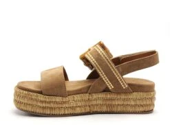 Alpe Nu Pieds Talons Femme 5182 Marron -REN Chaussures Magasin 3028201 3