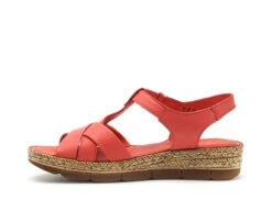 Andrea Conti Nu Pieds Plats Femme 1889615 Rouge -REN Chaussures Magasin 3029101 3