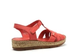 Andrea Conti Nu Pieds Plats Femme 1889615 Rouge -REN Chaussures Magasin 3029101 5