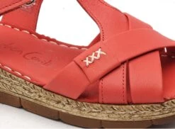 Andrea Conti Nu Pieds Plats Femme 1889615 Rouge -REN Chaussures Magasin 3029101 6