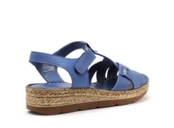 Andrea Conti Nu Pieds Plats Femme 1889615 Bleu -REN Chaussures Magasin 3029102 5