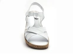 Andrea Conti Nu Pieds Plats Femme 1889615 Blanc -REN Chaussures Magasin 3029103 4