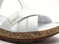 Andrea Conti Nu Pieds Plats Femme 1889615 Blanc -REN Chaussures Magasin 3029103 6