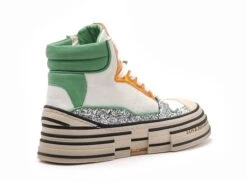 Rebecca White Boots Bottine Plates Femme X58 6 Vert -REN Chaussures Magasin 3029701 5