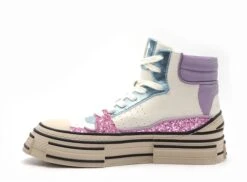 Rebecca White Boots Bottine Plates Femme X58 6 Rose -REN Chaussures Magasin 3029702 3