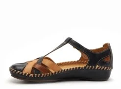 Pikolinos Nu Pieds Plats Femme 0732 Puerto Valla Bleu -REN Chaussures Magasin 3031301 3