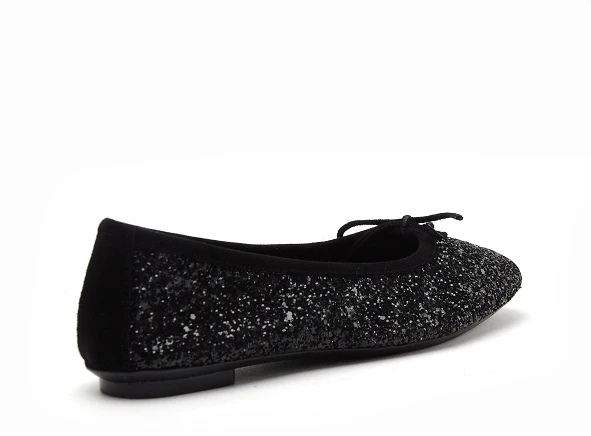 Reqins Ballerines Femme Harmonie Glitter Noir 1 Reqins Ballerines Femme Harmonie Glitter Noir