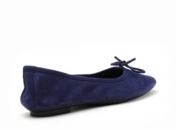 Reqins Ballerines Femme Harmonie Cuir Velours Bleu -REN Chaussures Magasin 3040801 5