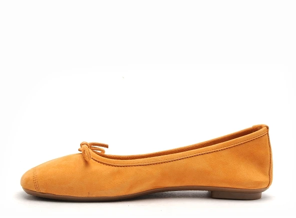 Reqins Ballerines Femme Harmonie Cuir Velours Orange 3 Reqins Ballerines Femme Harmonie Cuir Velours Orange – Image 3