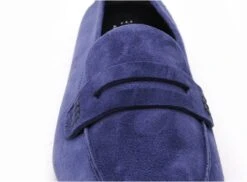 Reqins Basses Femme Hema Cuir Velours Bleu -REN Chaussures Magasin 3041101 6