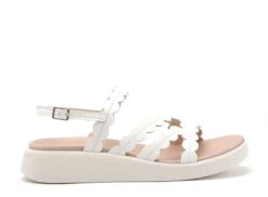 Wonders Nu Pieds Talons Femme C6531 Lack Blanc