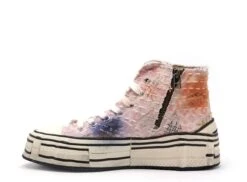 Rebecca White Boots Bottine Plates Femme X5912 Rose -REN Chaussures Magasin 3043501 3