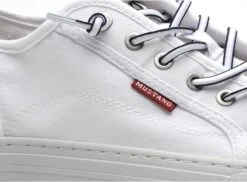 Mustang Basses Femme 1420304 Blanc -REN Chaussures Magasin 3045901 6