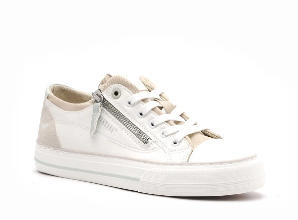 Mustang Basses Femme 1272310 Blanc 2 Mustang Basses Femme 1272310 Blanc – Image 2