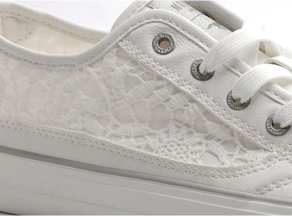 Mustang Basses Femme 1272309 Blanc 6 Mustang Basses Femme 1272309 Blanc – Image 6