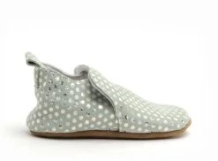 Bellamy Chaussons Bebe Valentines Tic Pois Vert -REN Chaussures Magasin 3048601 3