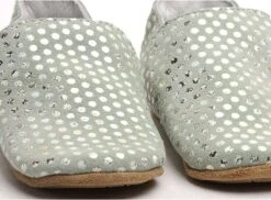 Bellamy Chaussons Bebe Valentines Tic Pois Vert -REN Chaussures Magasin 3048601 6