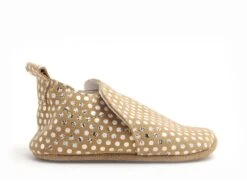 Bellamy Chaussons Bebe Valentines Tic Pois Marron -REN Chaussures Magasin 3048602 3