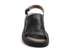 Lune Et L Autre Nu Pieds Plats Femme Emma Noir -REN Chaussures Magasin 3050201 4