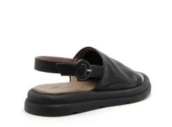 Lune Et L Autre Nu Pieds Plats Femme Emma Noir -REN Chaussures Magasin 3050201 5