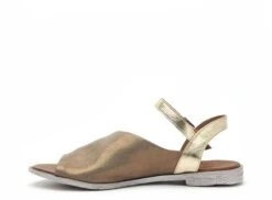 Lune Et L Autre Nu Pieds Plats Femme Sandra Kaki -REN Chaussures Magasin 3050301 3