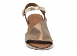 Lune Et L Autre Nu Pieds Plats Femme Sandra Kaki -REN Chaussures Magasin 3050301 4