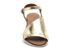 Lune Et L Autre Nu Pieds Plats Femme Sandra Or -REN Chaussures Magasin 3050302 4