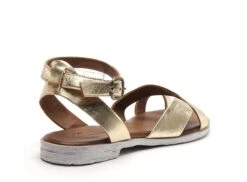 Lune Et L Autre Nu Pieds Plats Femme Evanescence Or -REN Chaussures Magasin 3050401 5