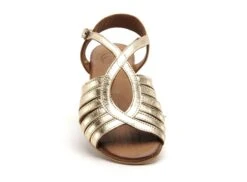 Lune Et L Autre Nu Pieds Plats Femme Clothilde Or -REN Chaussures Magasin 3050601 4