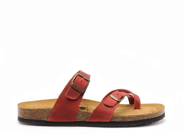 Plakton Mules Et Sabots Plats Femme Bombay 181032 Rouge 1 Plakton Mules Et Sabots Plats Femme Bombay 181032 Rouge