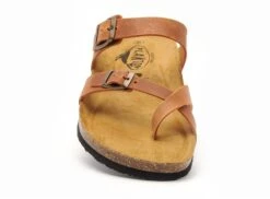 Plakton Mules Et Sabots Plats Femme Bombay 181032 Marron -REN Chaussures Magasin 3051902 4