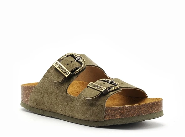 Plakton Mules Et Sabots Plats Femme Cp Beta Ouest 340010 Kaki 2 Plakton Mules Et Sabots Plats Femme Cp Beta Ouest 340010 Kaki – Image 2