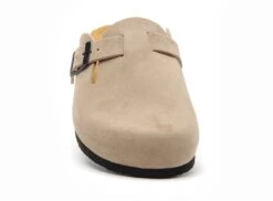 Plakton Mules Et Sabots Plats Femme Blog 181539 Beige -REN Chaussures Magasin 3052601 4