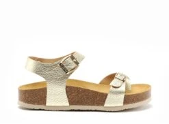 Plakton Nu Pieds Plats Femme Cp Zomba 341016 Or