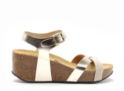 Plakton Nu Pieds Talons Femme Sofinal 875087 Or