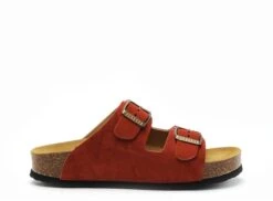 Plakton Mules Et Sabots Plats Femme Cp Beta 340010 Orange