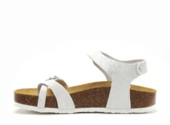 Plakton Nu Pieds Plats Femme Cp Zomba 341016 Blanc -REN Chaussures Magasin 3058701 3