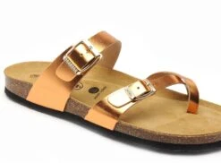 Plakton Mules Et Sabots Plats Femme Bombay 181032 Orange -REN Chaussures Magasin 3058901 6