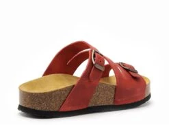 Plakton Mules Et Sabots Plats Femme Cp Bolino 341210 Rouge -REN Chaussures Magasin 3059002 5