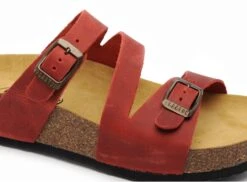 Plakton Mules Et Sabots Plats Femme Cp Bolino 341210 Rouge -REN Chaussures Magasin 3059002 6