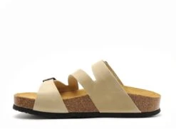 Plakton Mules Et Sabots Plats Femme Cp Bolino 341210 Beige -REN Chaussures Magasin 3059004 3